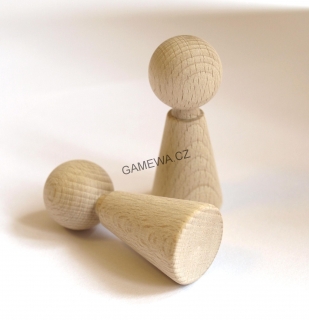 Dřevěná Figurka 60mm - základ - Anděl GAMEWA Extra (2ks)
