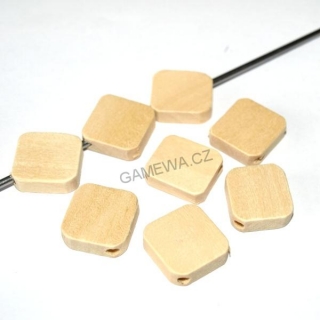 17x17x5mm Placka - žeton natural  8ks