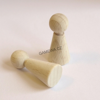 Dřevěná Figurka 37mm - základ - Anděl GAMEWA Extra (2ks)