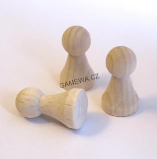 Dřevěná Figurka 27mm - základ - Klasik GAMEWA Extra (4ks)
