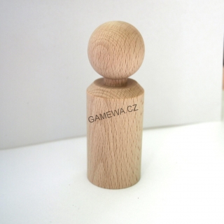 Dřevěná Figurka Kuželka 80mm GAMEWA Extra (kus)