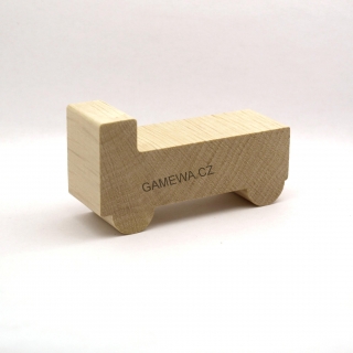 Dřevěná Figurka AUTO 75mm GAMEWA Extra (ks)